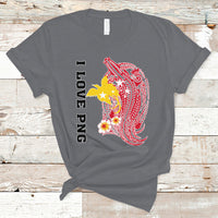 Papua New Guinea T Shirt Tribal Crocodile - I Love PNG - Wonder Print Shop