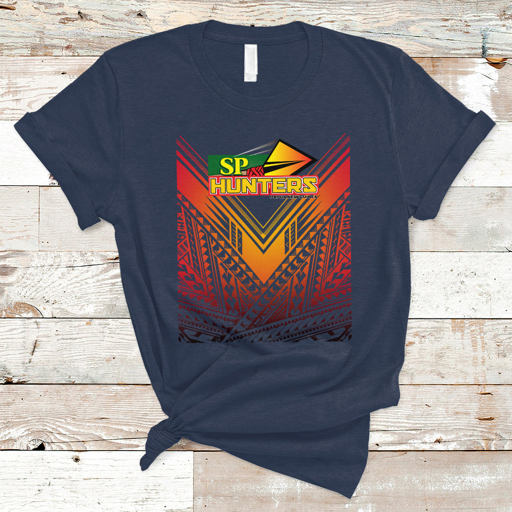 Papua New Guinea Rugby T Shirt PNG Hunters - Wonder Print Shop