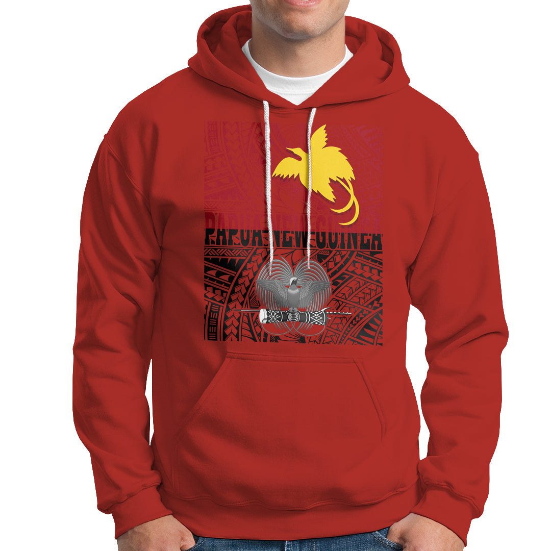 Papua New Guinea Hoodie Bird-of-Paradise PNG Emblem - Wonder Print Shop