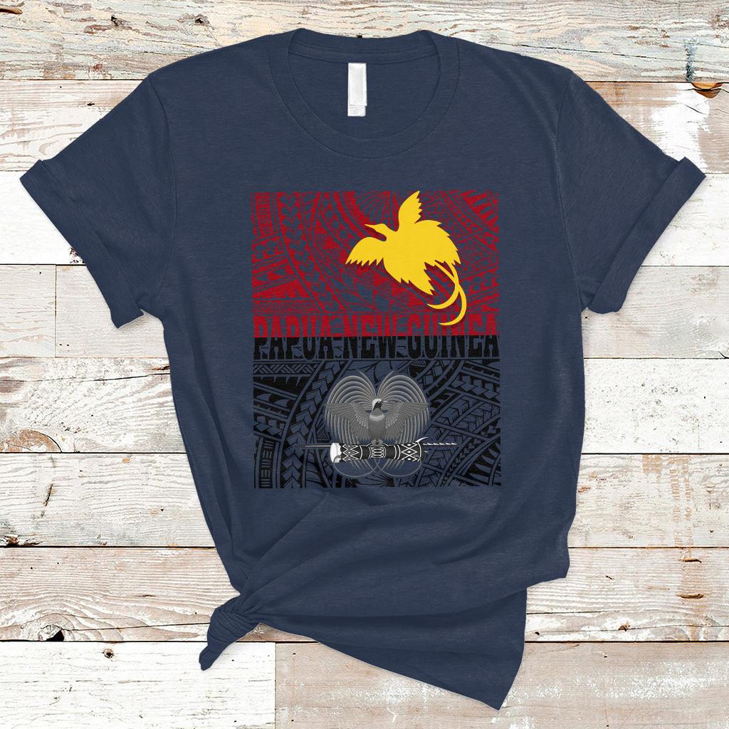 Papua New Guinea T Shirt Bird-of-Paradise PNG Emblem - Wonder Print Shop