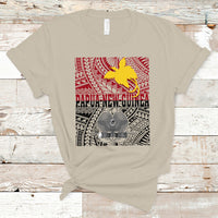 Papua New Guinea T Shirt Bird-of-Paradise PNG Emblem - Wonder Print Shop