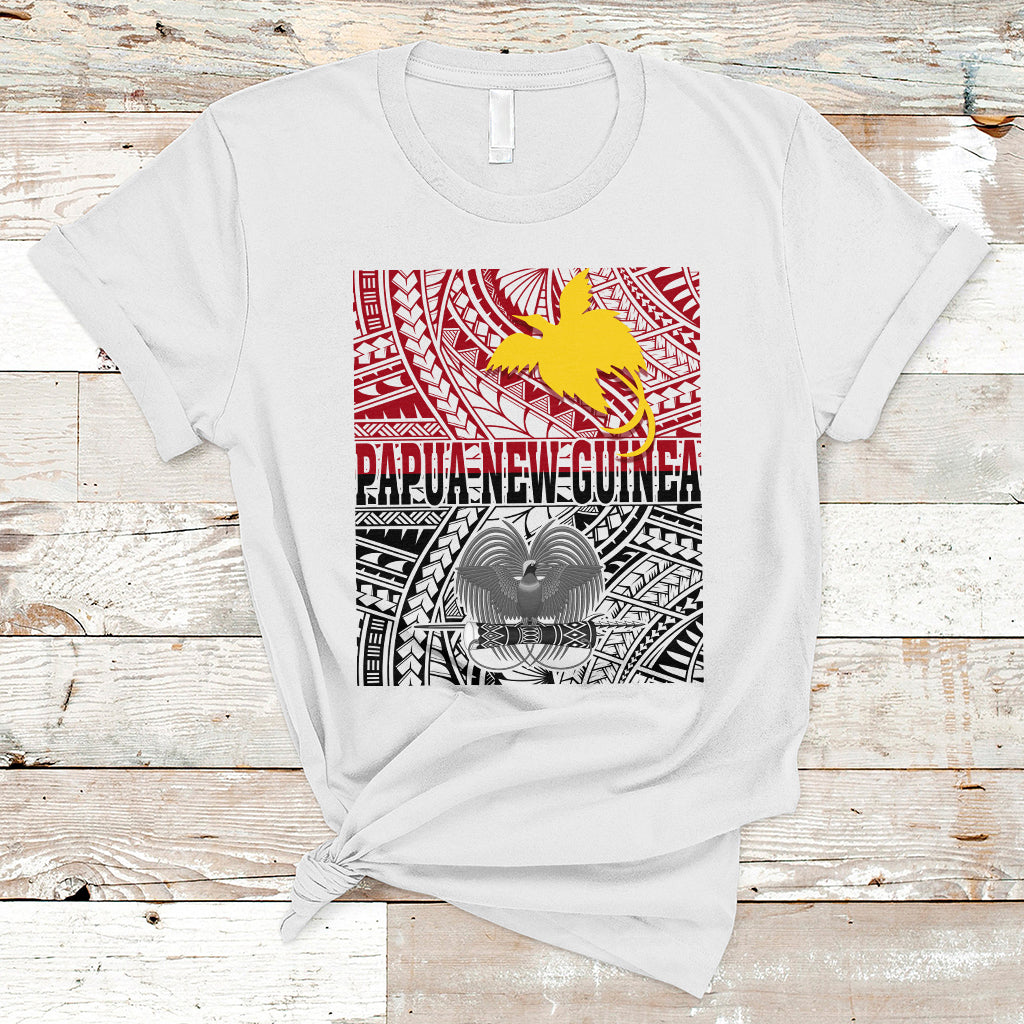 Papua New Guinea T Shirt Bird-of-Paradise PNG Emblem - Wonder Print Shop