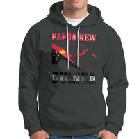 Papua New Guinea Hoodie PNG Map Mix Flag Color - Wonder Print Shop