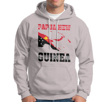 Papua New Guinea Hoodie PNG Map Mix Flag Color - Wonder Print Shop