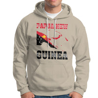 Papua New Guinea Hoodie PNG Map Mix Flag Color - Wonder Print Shop