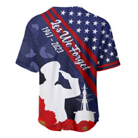 Pearl Harbor Remembrance Day Baseball Jersey Poppy Mix Style LT7 - Wonder Print Shop
