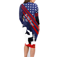 Pearl Harbor Remembrance Day Family Matching Long Sleeve Bodycon Dress and Hawaiian Shirt Poppy Mix Style LT7 - Wonder Print Shop