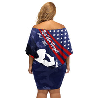 Pearl Harbor Remembrance Day Family Matching Off Shoulder Short Dress and Hawaiian Shirt Poppy Mix Style LT7 - Wonder Print Shop