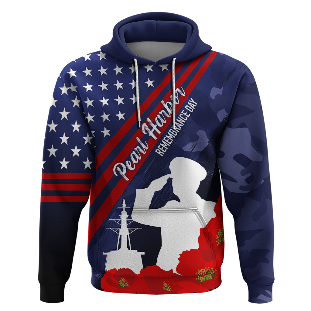 Pearl Harbor Remembrance Day Hoodie Poppy Mix Style - Wonder Print Shop