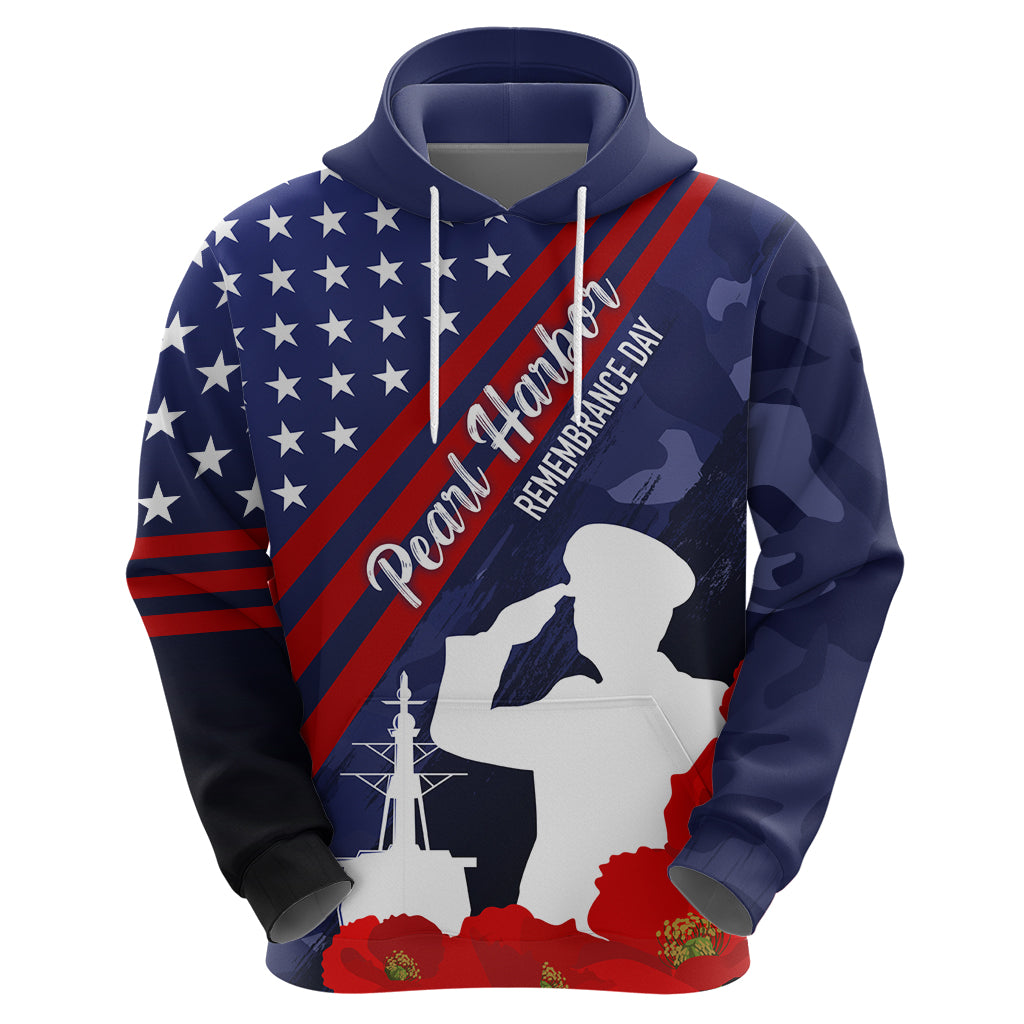 Pearl Harbor Remembrance Day Hoodie Poppy Mix Style - Wonder Print Shop