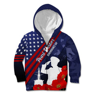 Pearl Harbor Remembrance Day Kid Hoodie Poppy Mix Style - Wonder Print Shop