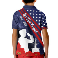 Pearl Harbor Remembrance Day Kid Polo Shirt Poppy Mix Style - Wonder Print Shop