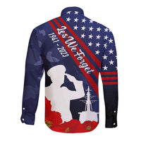 Pearl Harbor Remembrance Day Long Sleeve Button Shirt Poppy Mix Style - Wonder Print Shop