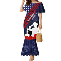 Pearl Harbor Remembrance Day Mermaid Dress Poppy Mix Style - Wonder Print Shop
