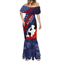 Pearl Harbor Remembrance Day Mermaid Dress Poppy Mix Style - Wonder Print Shop
