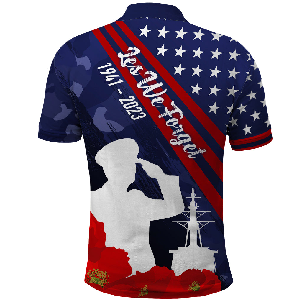 Pearl Harbor Remembrance Day Polo Shirt Poppy Mix Style - Wonder Print Shop