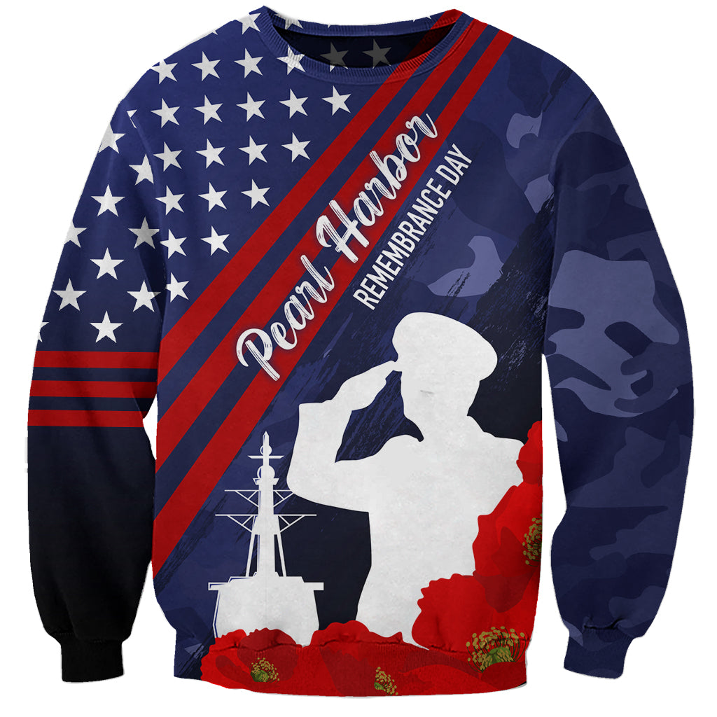 Pearl Harbor Remembrance Day Sweatshirt Poppy Mix Style - Wonder Print Shop