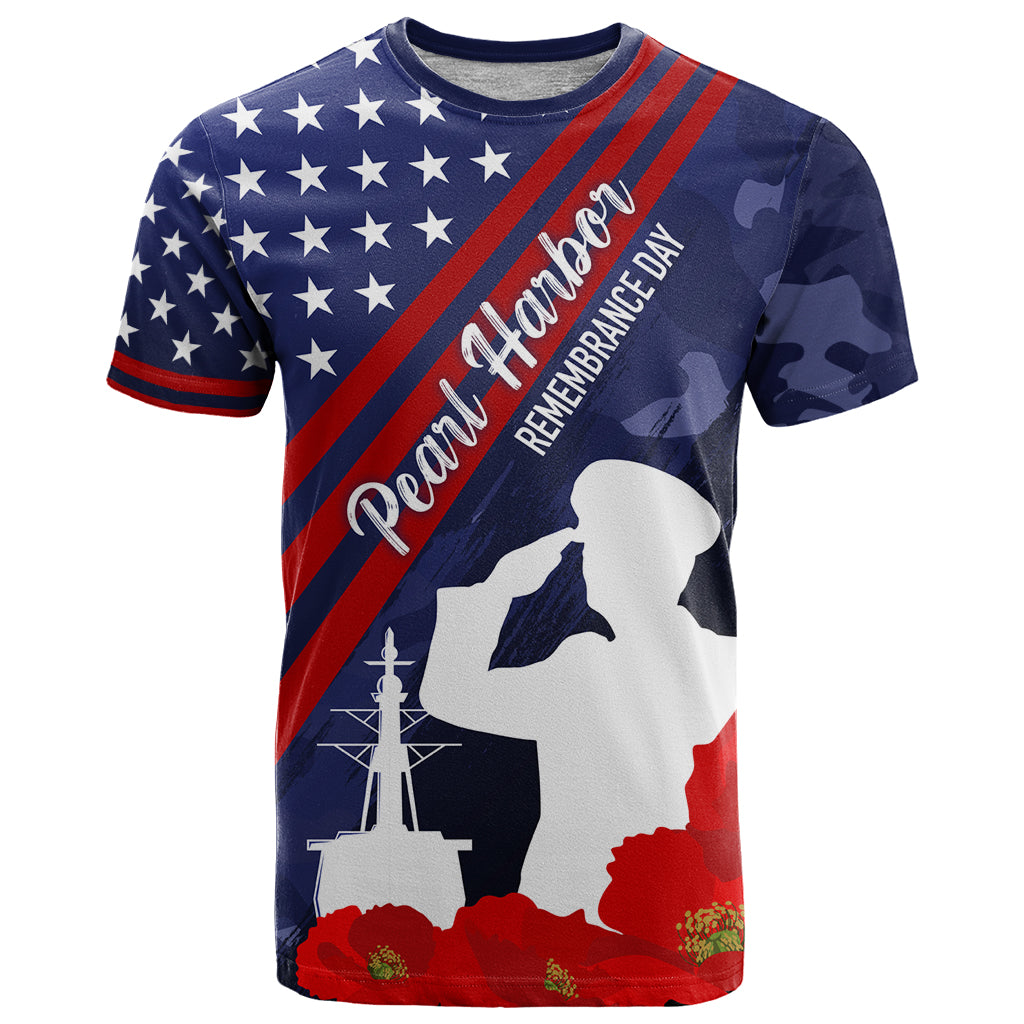 Pearl Harbor Remembrance Day T Shirt Poppy Mix Style - Wonder Print Shop