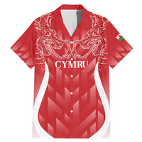 Wales Rugby Personalised Family Matching Mermaid Dress and Hawaiian Shirt Heraldic Dragon Basic Red