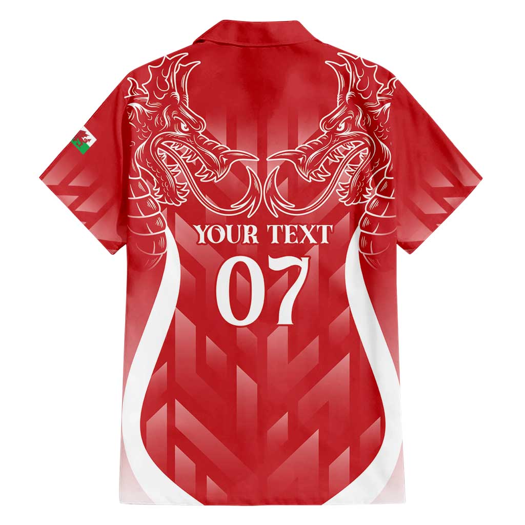 Wales Rugby Personalised Family Matching Short Sleeve Bodycon Dress and Hawaiian Shirt Heraldic Dragon Basic Red - Wonder Print Shop