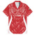 Wales Rugby Personalised Family Matching Summer Maxi Dress and Hawaiian Shirt Heraldic Dragon Basic Red - Wonder Print Shop