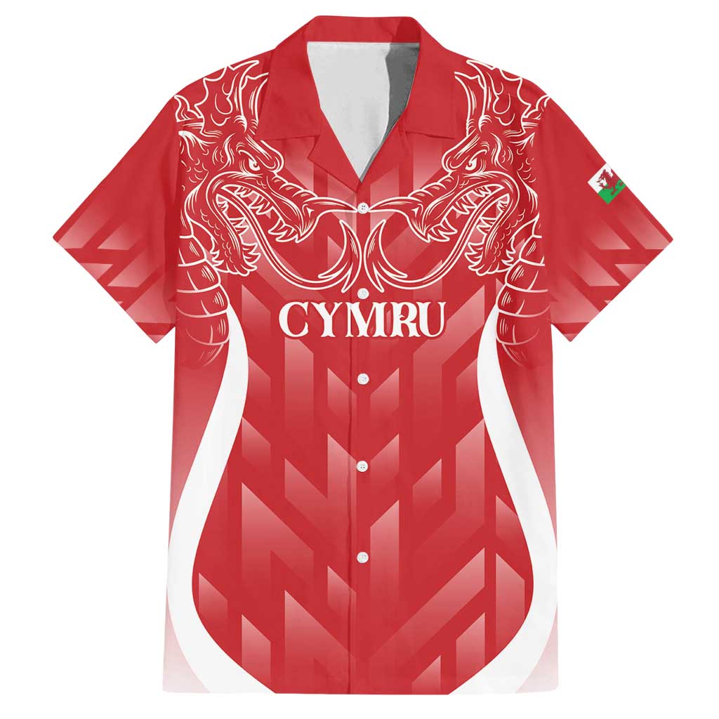 Wales Rugby Personalised Family Matching Tank Maxi Dress and Hawaiian Shirt Heraldic Dragon Basic Red - Wonder Print Shop