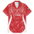Wales Rugby Personalised Hawaiian Shirt Heraldic Dragon Basic Red - Wonder Print Shop