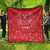 Wales Rugby Personalised Quilt Heraldic Dragon Basic Red - Wonder Print Shop