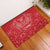 Wales Rugby Personalised Rubber Doormat Heraldic Dragon Basic Red - Wonder Print Shop