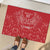 Wales Rugby Personalised Rubber Doormat Heraldic Dragon Basic Red - Wonder Print Shop