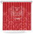 Wales Rugby Personalised Shower Curtain Heraldic Dragon Basic Red - Wonder Print Shop