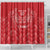 Wales Rugby Personalised Shower Curtain Heraldic Dragon Basic Red - Wonder Print Shop