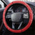 Wales Rugby Steering Wheel Cover Heraldic Dragon Basic Red - Wonder Print Shop