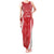 Wales Rugby Personalised Tank Maxi Dress Heraldic Dragon Basic Red - Wonder Print Shop