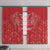 Wales Rugby Personalised Window Curtain Heraldic Dragon Basic Red - Wonder Print Shop