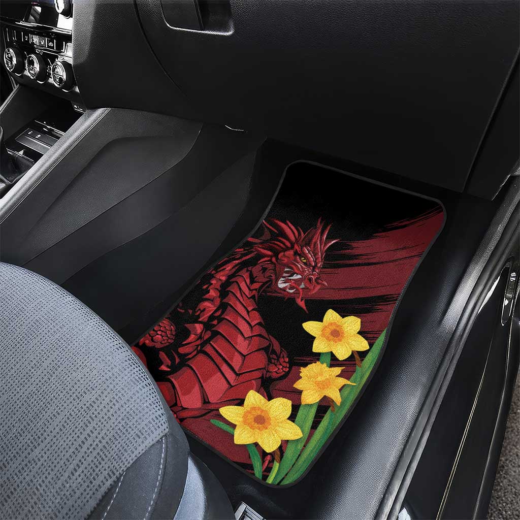 Wales Cymru Am Byth Car Mats Dragon & Daffodil
