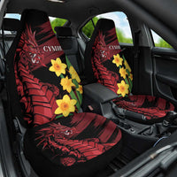 Wales Cymru Am Byth Car Seat Cover Dragon & Daffodil