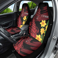 Wales Cymru Am Byth Car Seat Cover Dragon & Daffodil