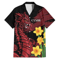 Wales Cymru Am Byth Family Matching Mermaid Dress and Hawaiian Shirt Dragon & Daffodil