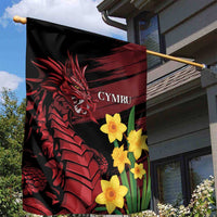 Wales Cymru Am Byth Garden Flag Dragon & Daffodil - Wonder Print Shop