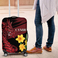 Wales Cymru Am Byth Luggage Cover Dragon & Daffodil - Wonder Print Shop