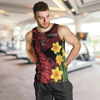 Wales Cymru Am Byth Men Tank Top Dragon & Daffodil - Wonder Print Shop