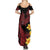Wales Cymru Am Byth Summer Maxi Dress Dragon & Daffodil - Wonder Print Shop