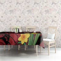 Wales Cymru Am Byth Tablecloth Dragon & Daffodil - Wonder Print Shop