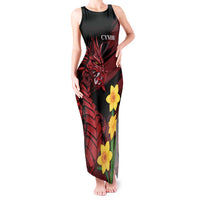 Wales Cymru Am Byth Tank Maxi Dress Dragon & Daffodil - Wonder Print Shop