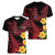Wales Cymru Am Byth Women V-Neck T-Shirt Dragon & Daffodil - Wonder Print Shop