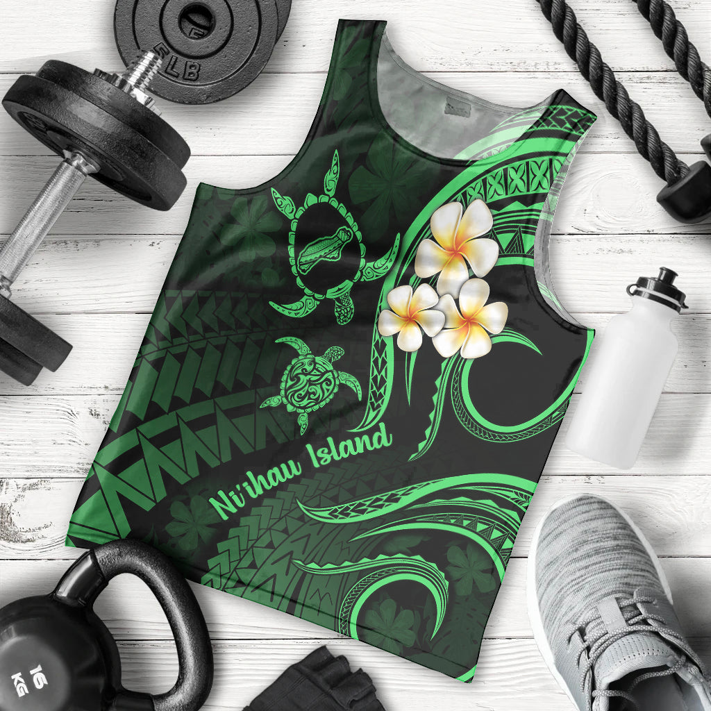 hawaii-men-tank-top-niihau-islands-polynesian-sunset-plumeria-green-vibe