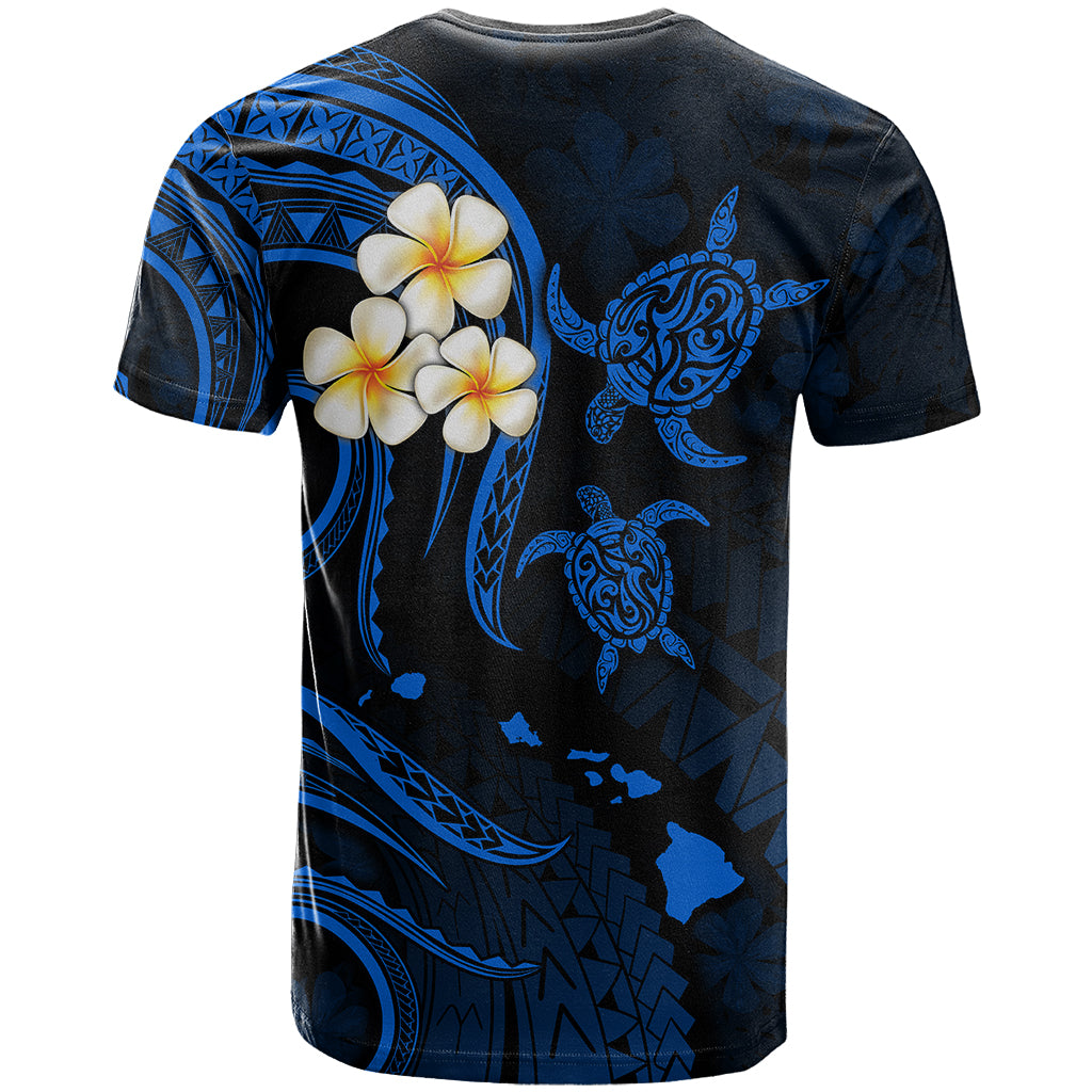 Hawaii T Shirt Molokai Islands Polynesian Sunset Plumeria Blue Vibe - Wonder Print Shop