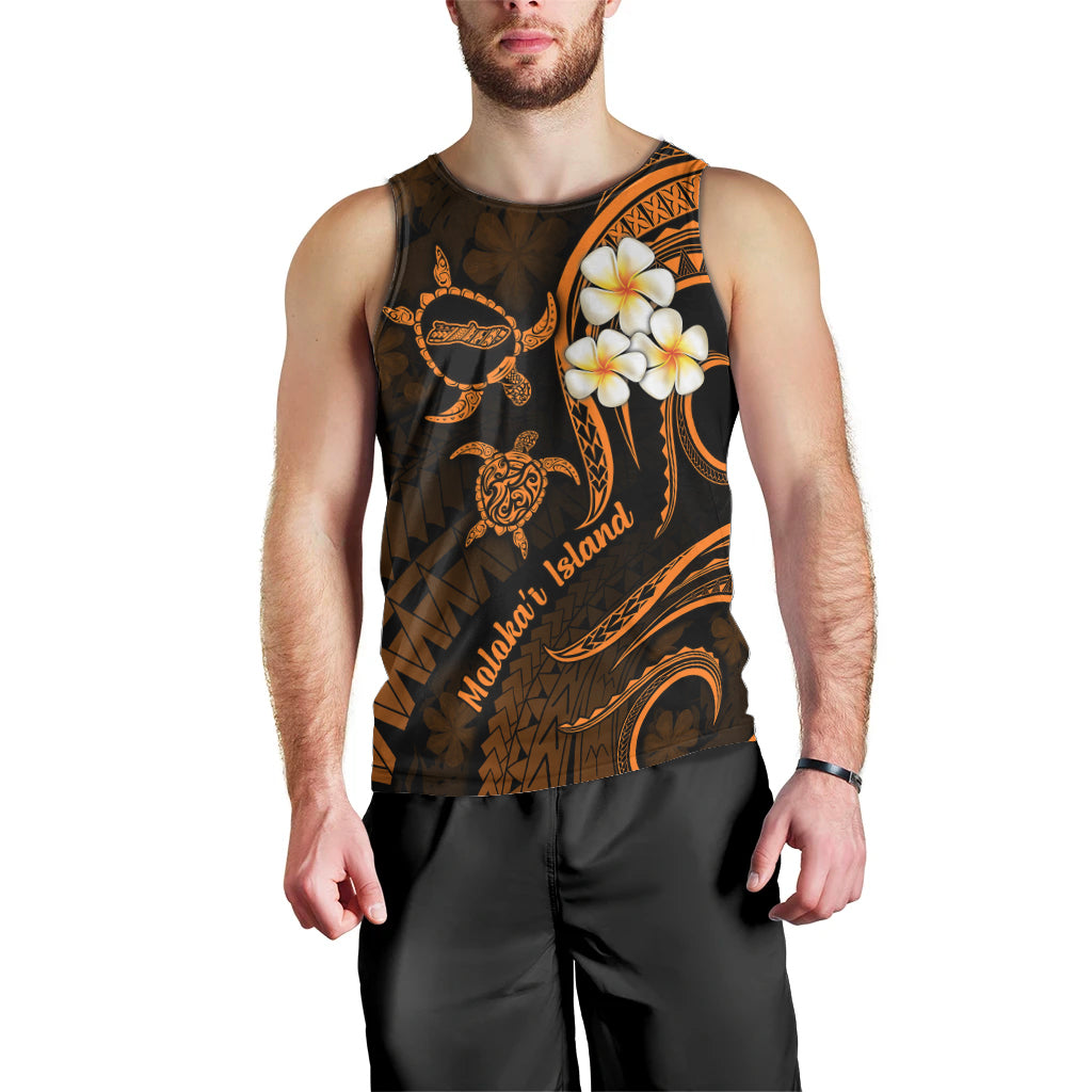hawaii-men-tank-top-molokai-islands-polynesian-sunset-plumeria-gold-vibe
