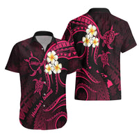 Hawaii Hawaiian Shirt Molokai Islands Polynesian Sunset Plumeria Pink Vibe - Wonder Print Shop